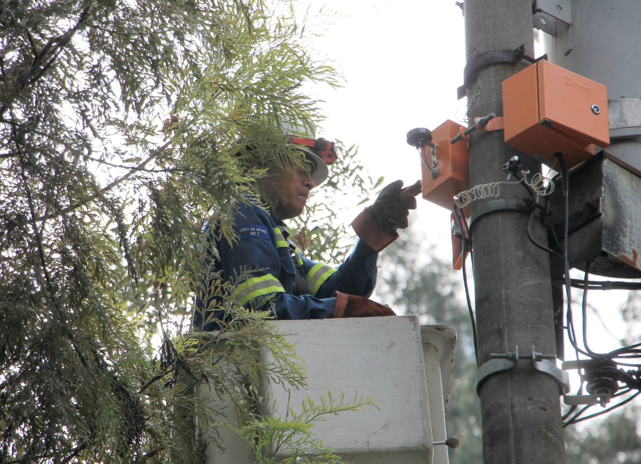 Instalación de luminarias.