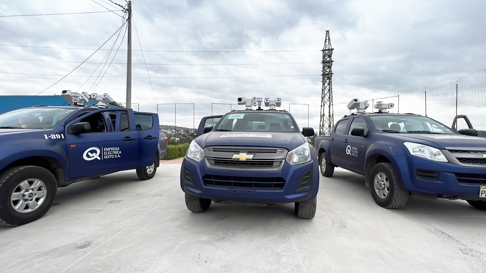 Son cuatro camionetas equipas con cámaras que utilizan inteligencia artificial.