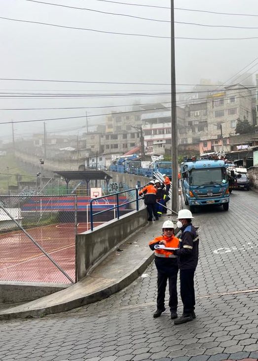 La intervención de los grupos operativos se desarrolla una vez que la lluvia cese.