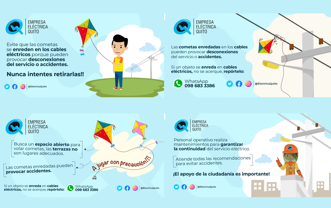 Preste atención a las recomendaciones para evitar riesgos.