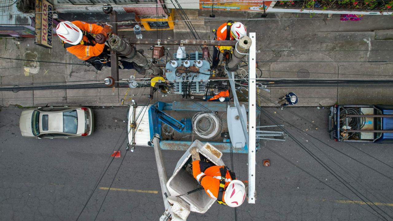 Trabajos ejecutados en el sector La Comuna, remodelación de redes.