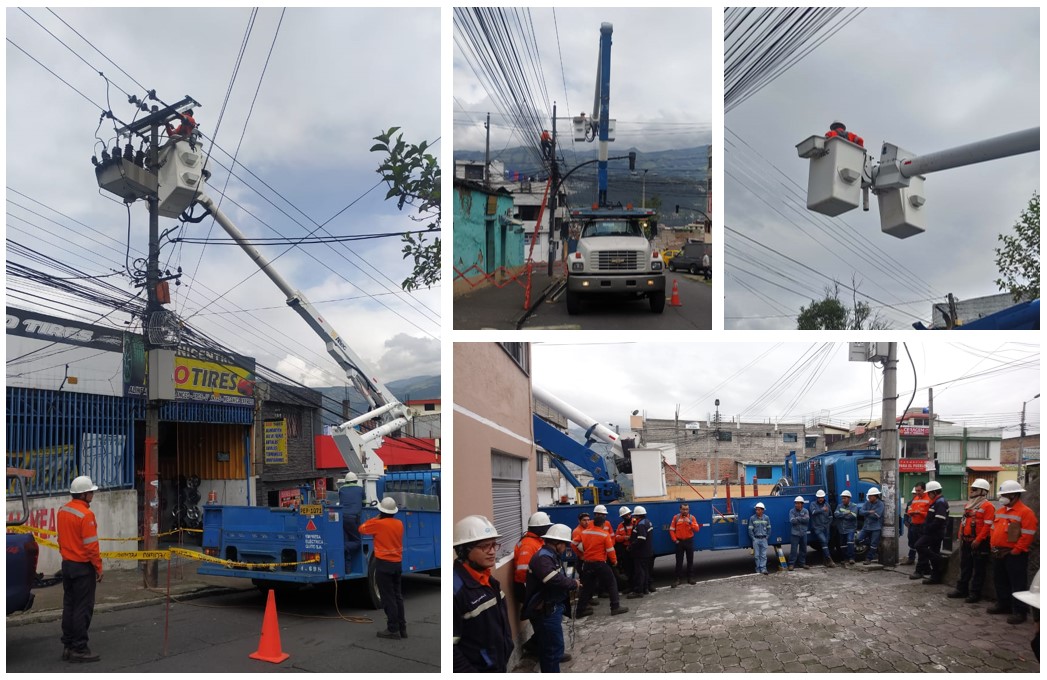 Trabajos en el sector de la Av. Alpahuasi